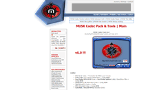 Desktop Screenshot of muskcodec.com